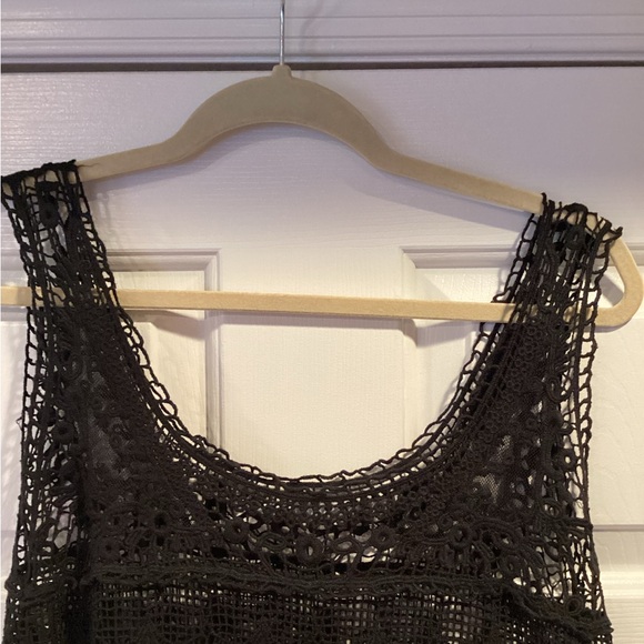 Black Dress Cover up Size Medium - Picture 5 of 7